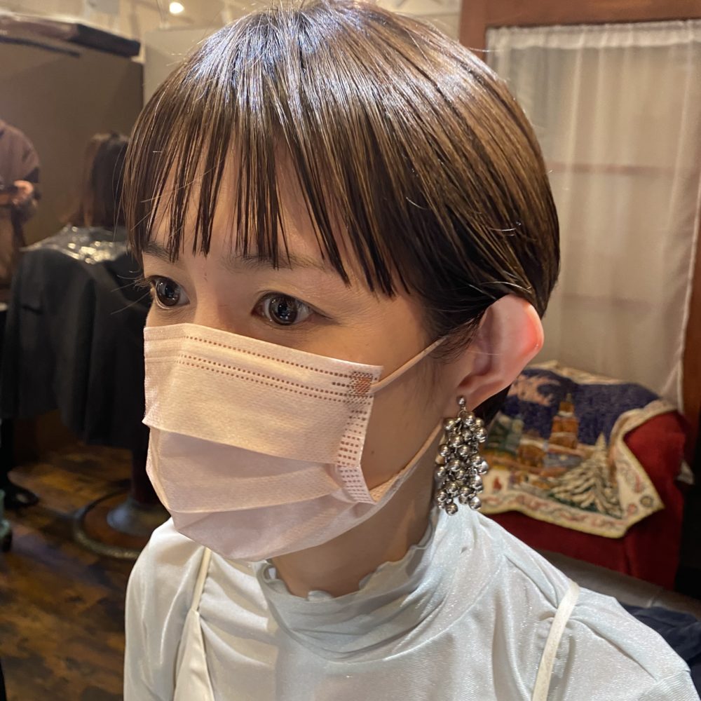 丸みショートヘア